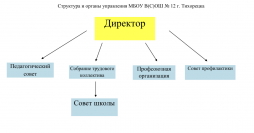 Структураи органы управления МБОУ В(С)ОШ № 12 г. Тихорецка